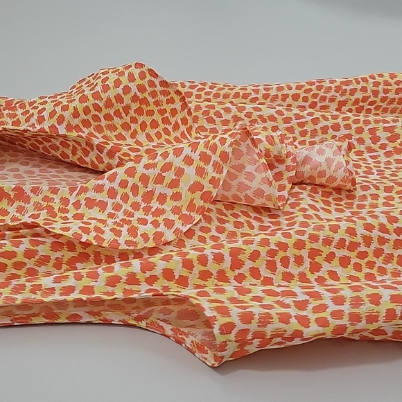 Ann Taylor Petite L Sleeveless Dress Shirt Animal Print - Picture 3 of 13